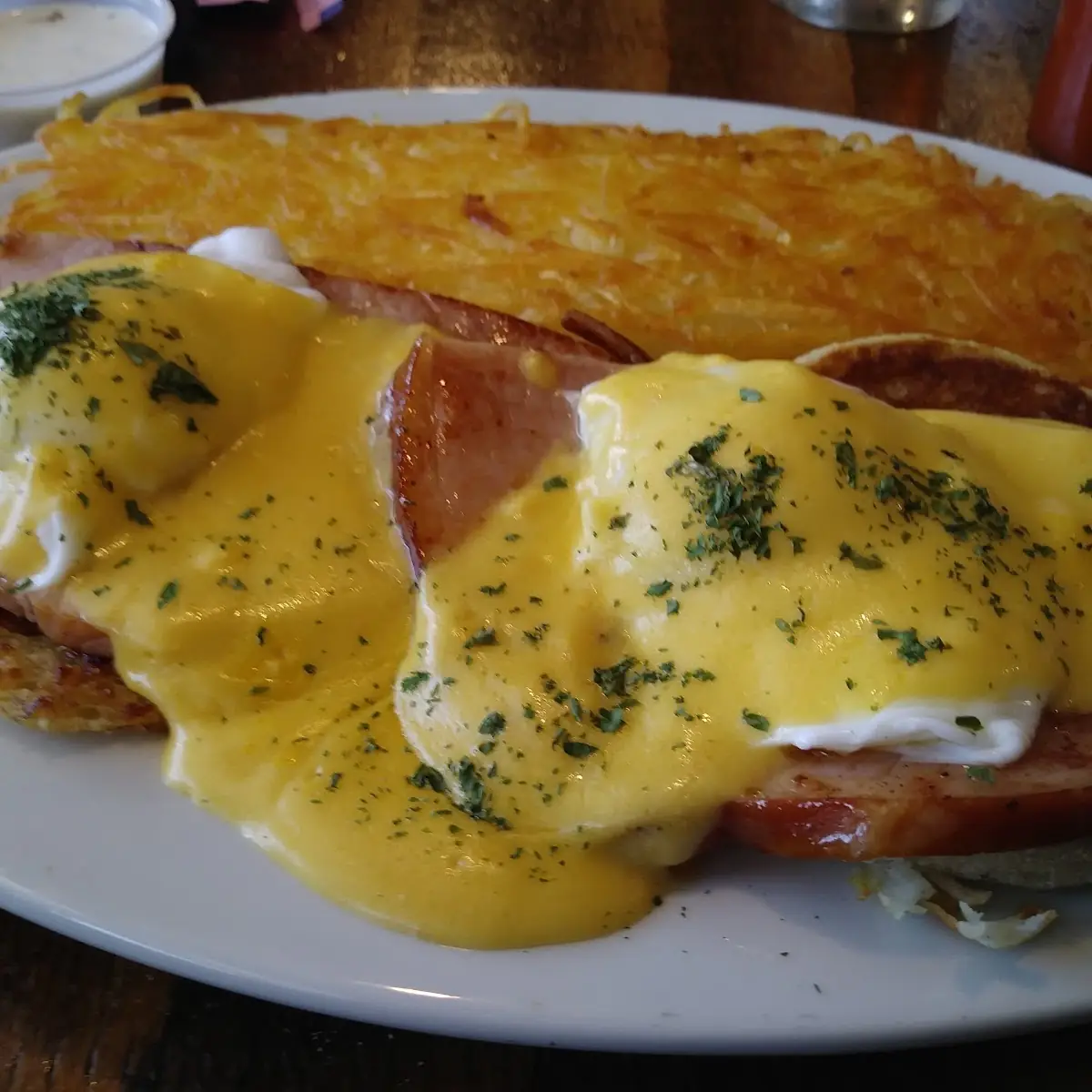 Eggs Benedict with Hash Brown