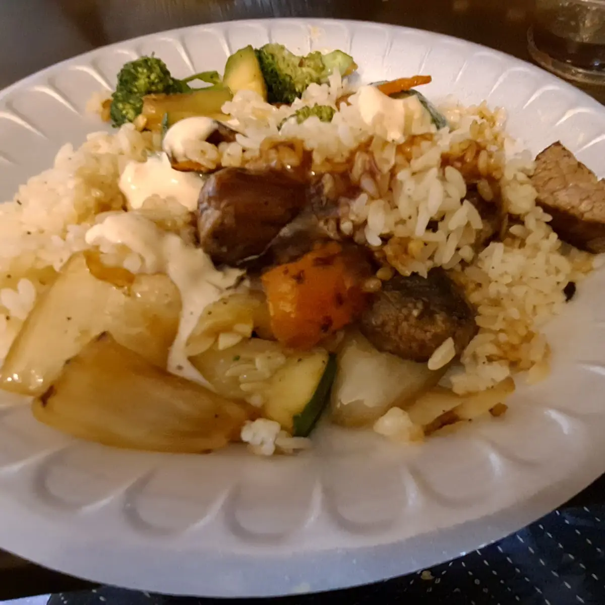 Filet Bowl with Mix Veg