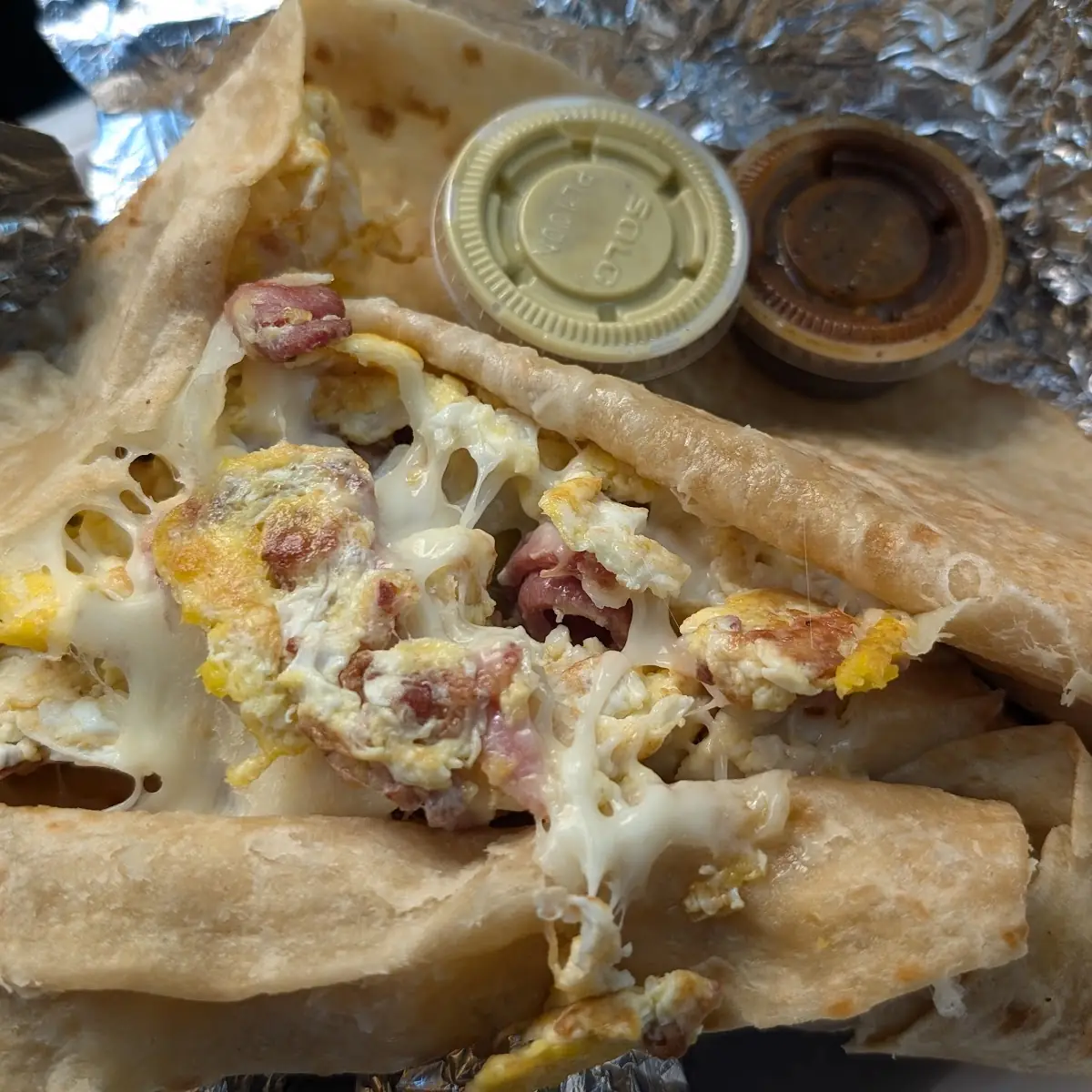 Bacon Egg and Cheese Burrito