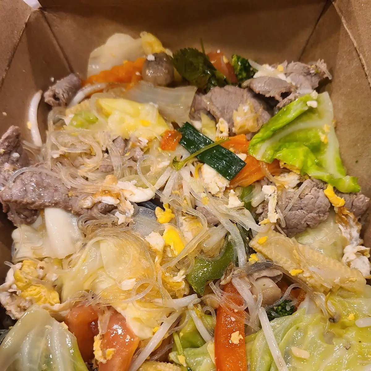 Pad Woon Sen with Beef