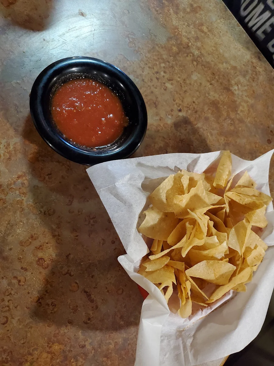 Chips & Salsa with Casa Ole' Dipping Sauce