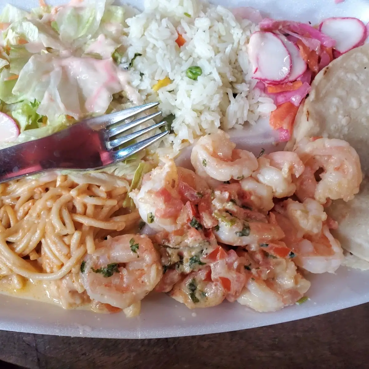 Camarones En Crema