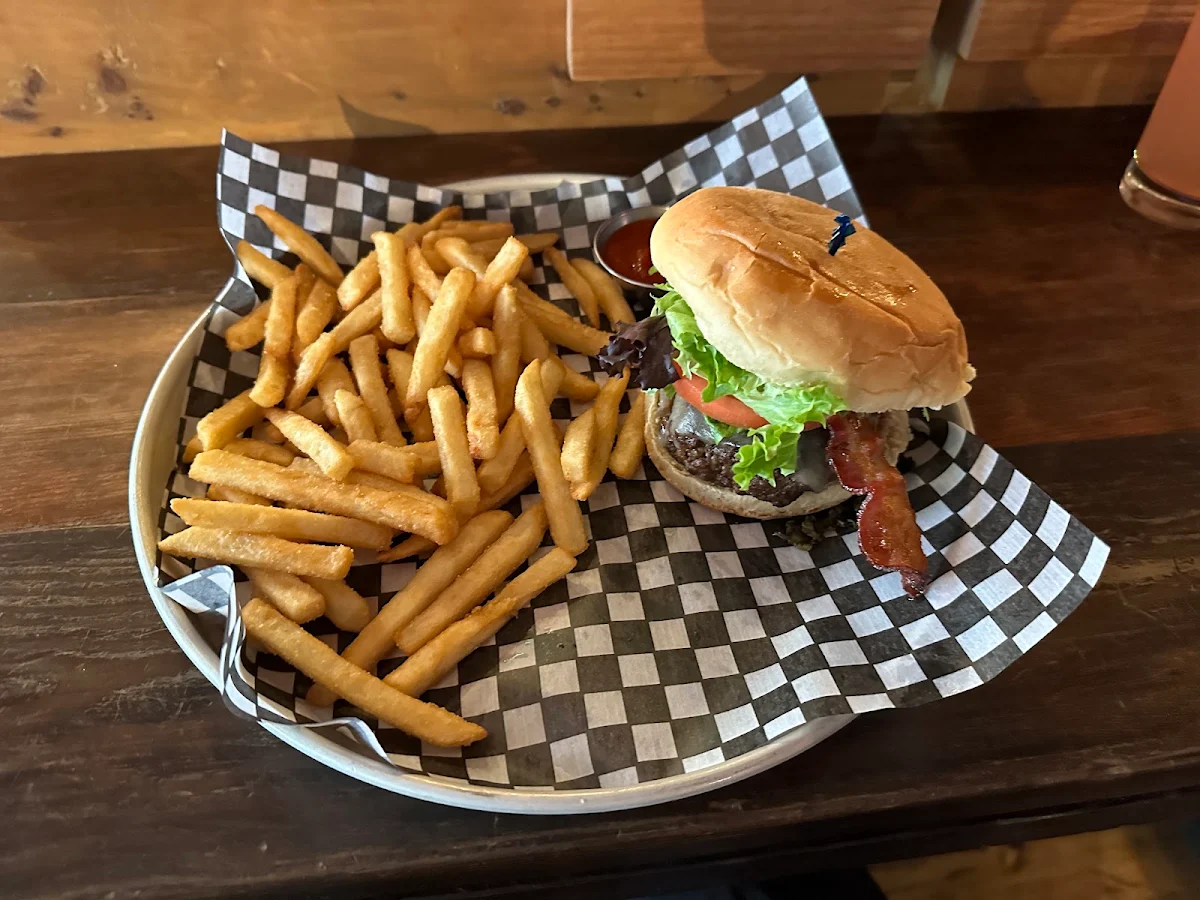 Burger with Fries, Jackson's Resto Butcher