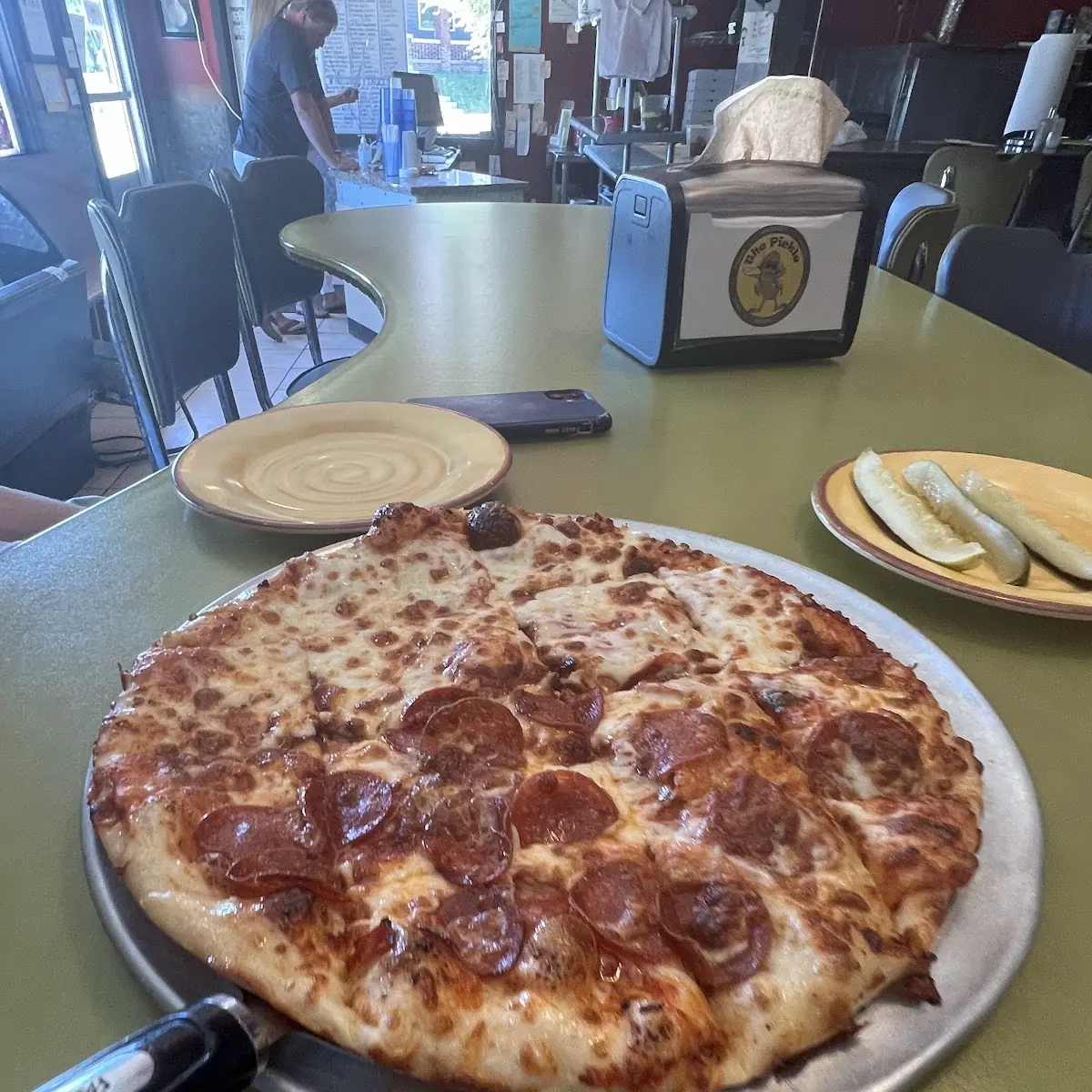 Cheese and Pepperoni Pizza