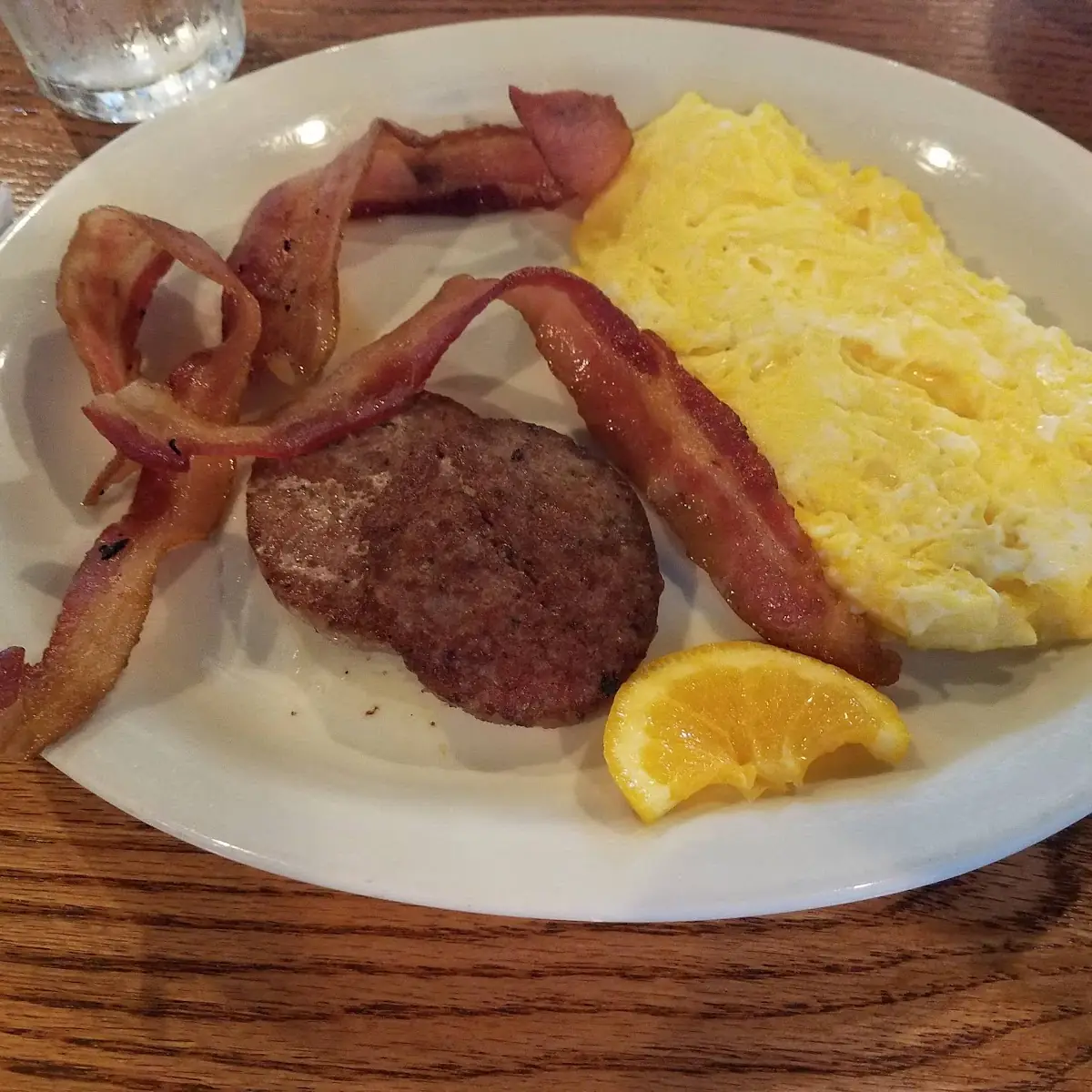 Eggs Bacon and Sausage