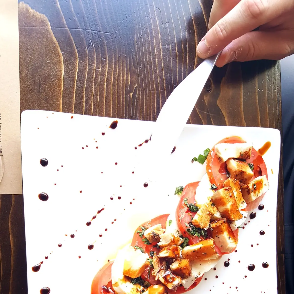 Caprese Salad with Chicken