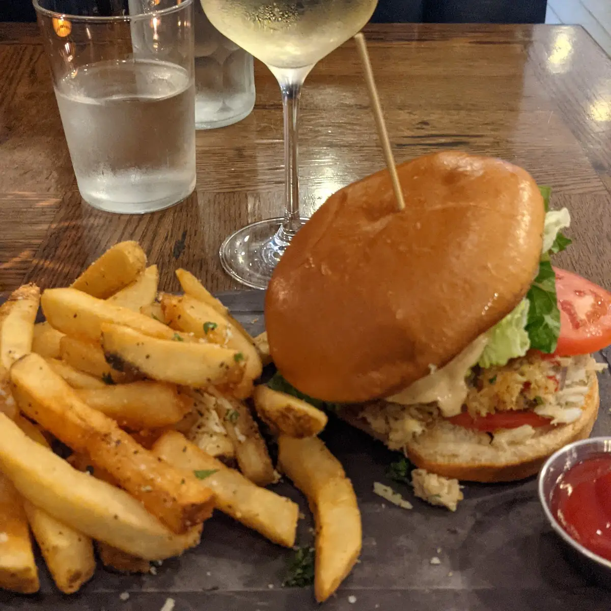 Crab Cake Sandwich