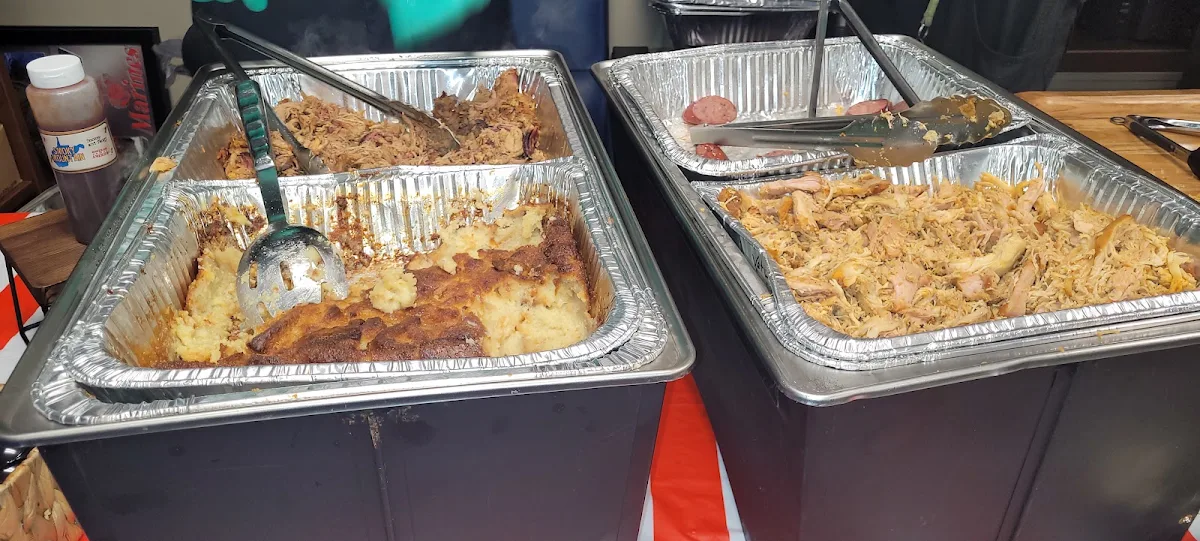 Pulled Pork Pulled Chicken Sausage Sliders Corn Bread Bread Pudding
