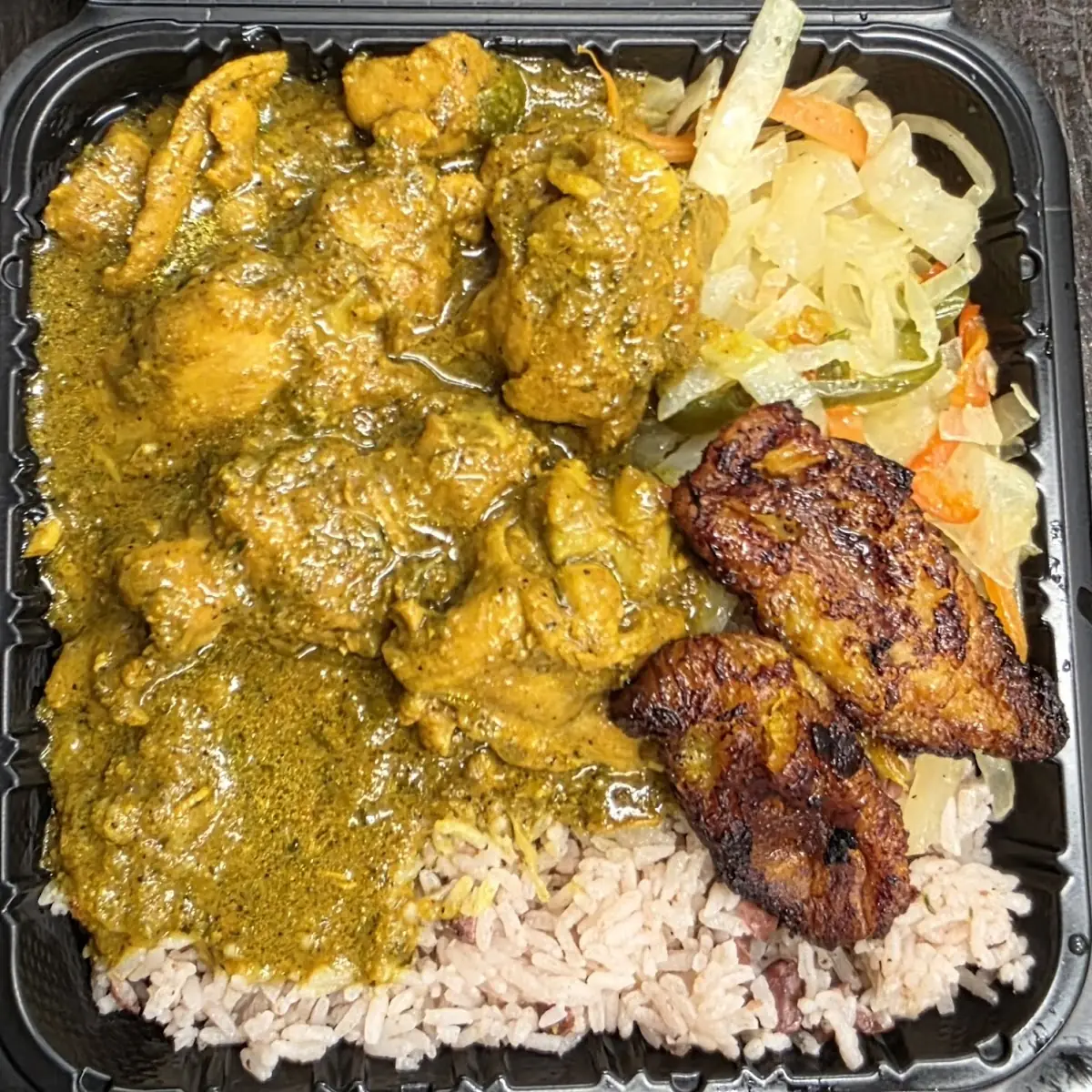 Brown Stew Chicken Combo