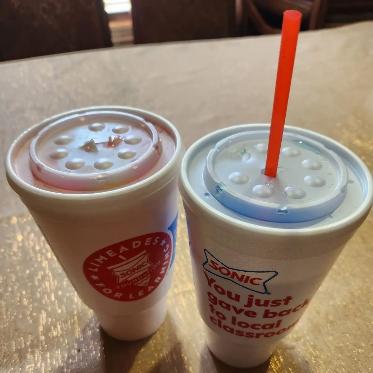Diet Cherry Limeade and Powerade