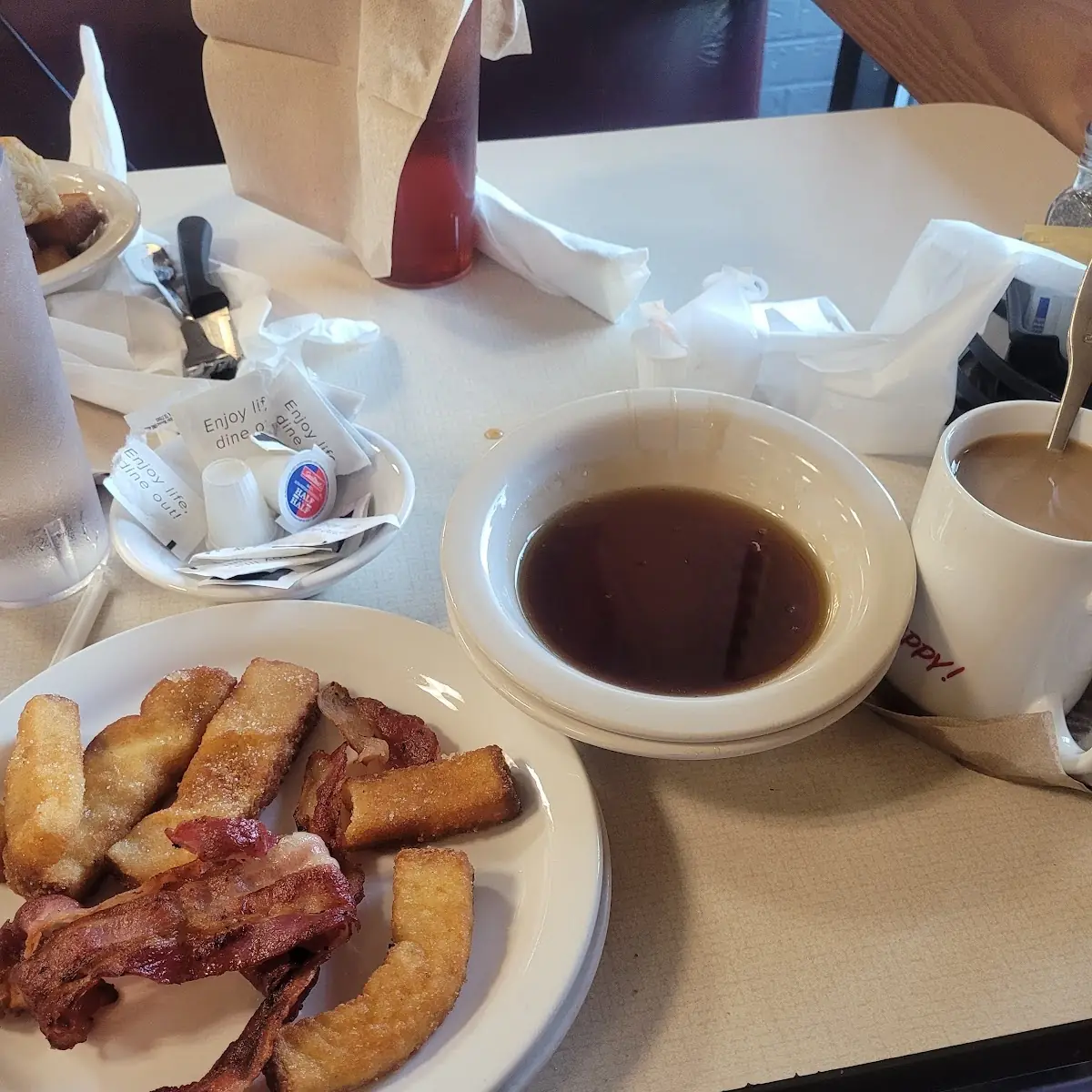 French Toast Sticks with Bacon