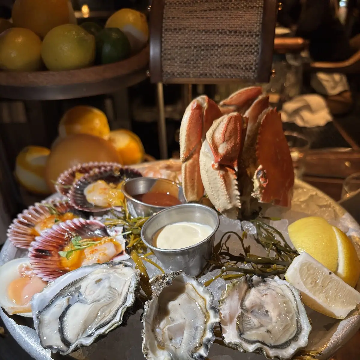 Dozen of Fresh Oysters Sampler Platter