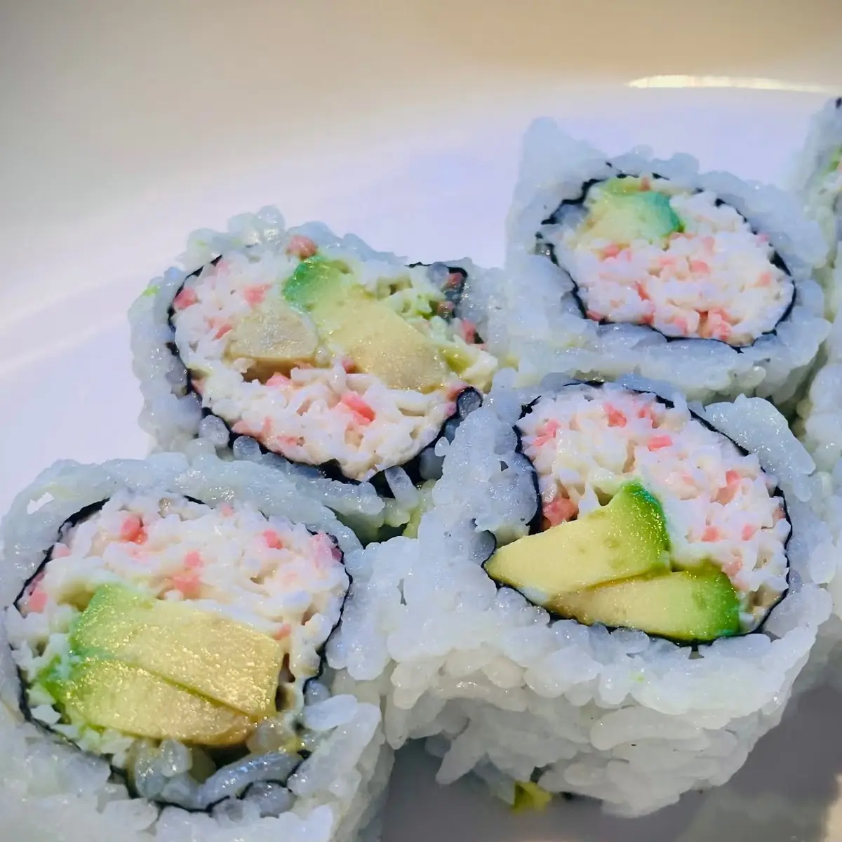 Spicy California Rolls and California Rolls