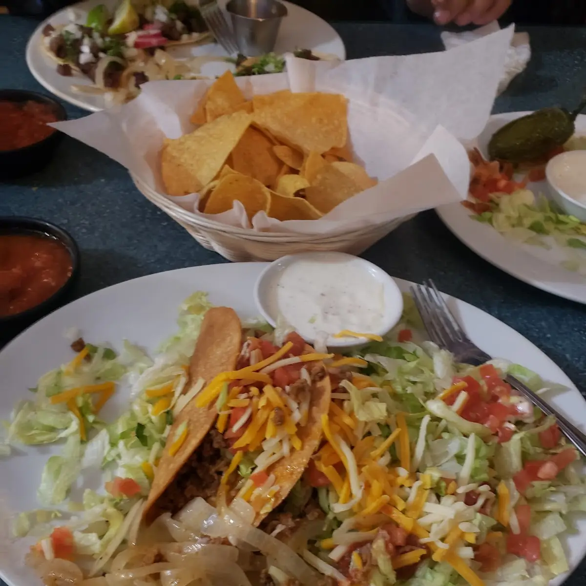 Ground Beef Tacos Side Salad