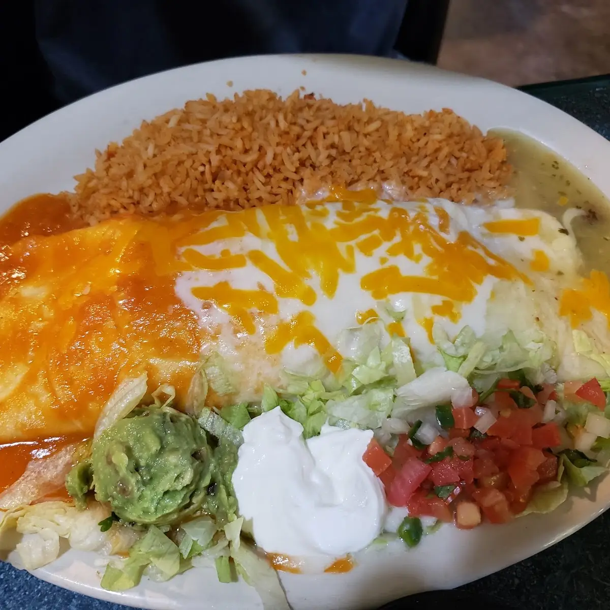Queso Enchilada Rice And