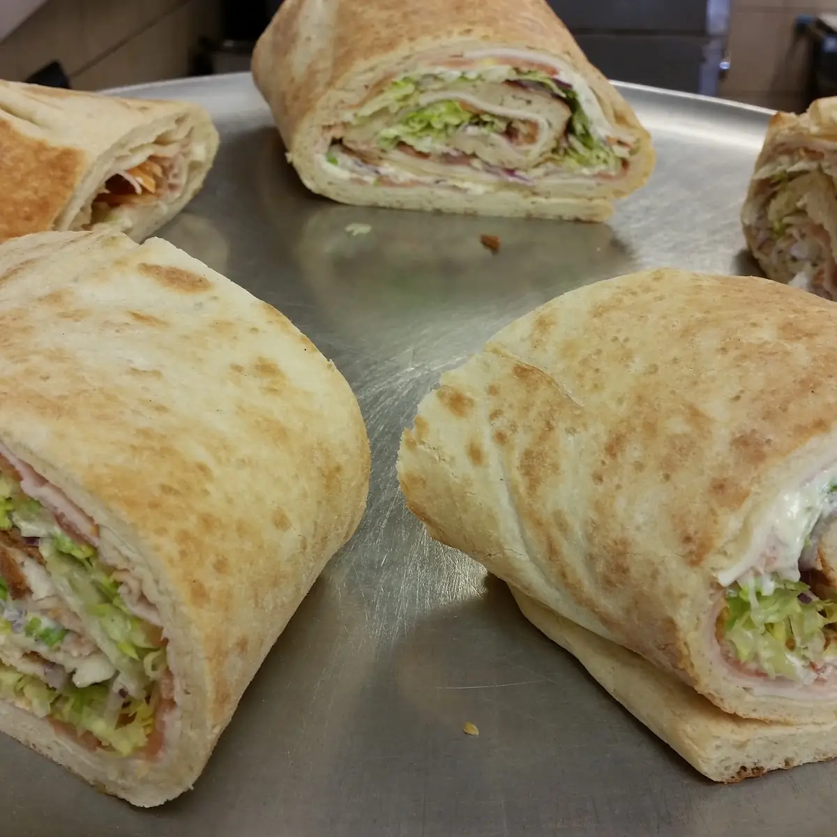 Cold Cut Pizza Wraps