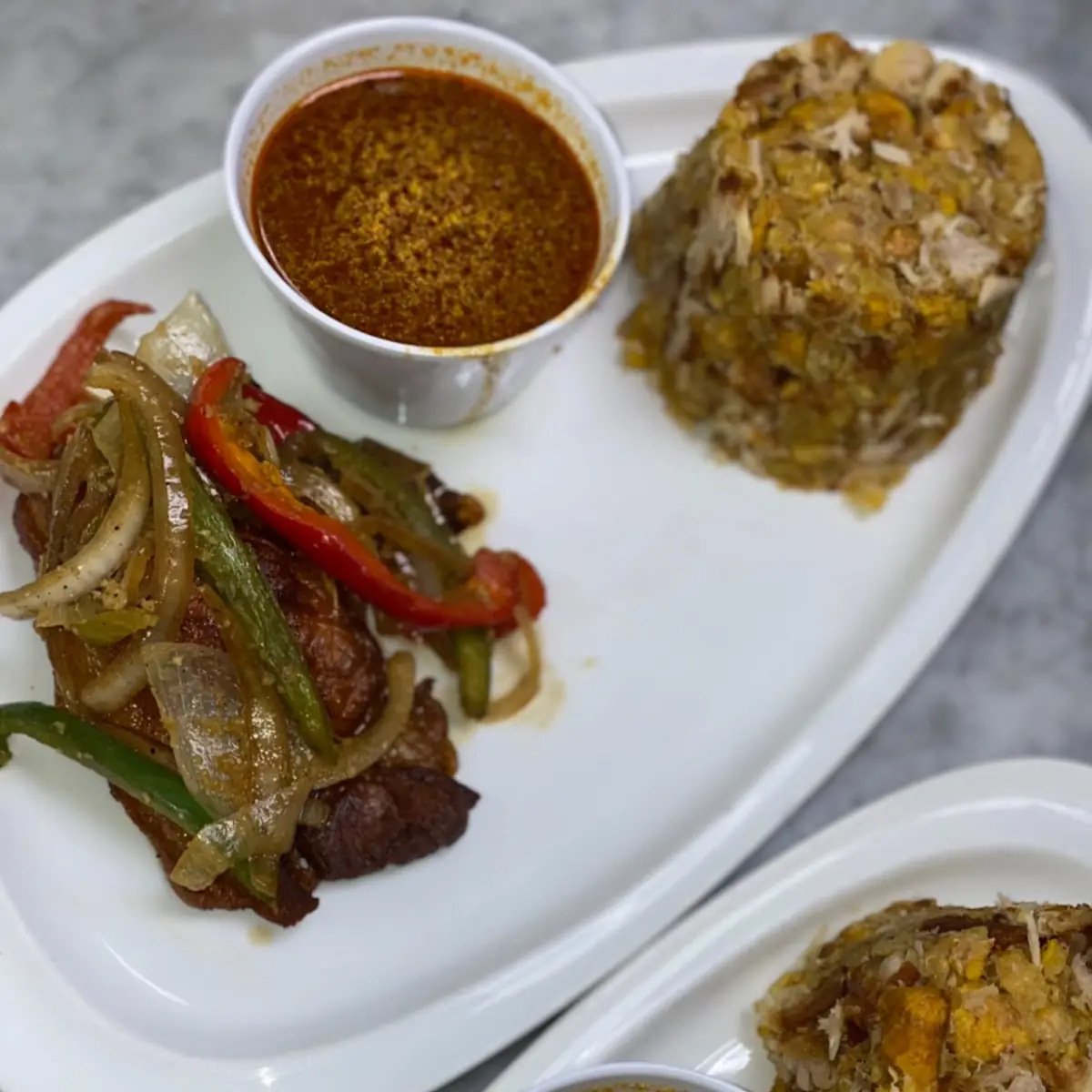 Mofongo Con Chuleta