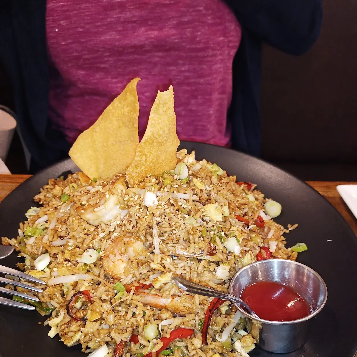 Arroz Chaufa Camarones