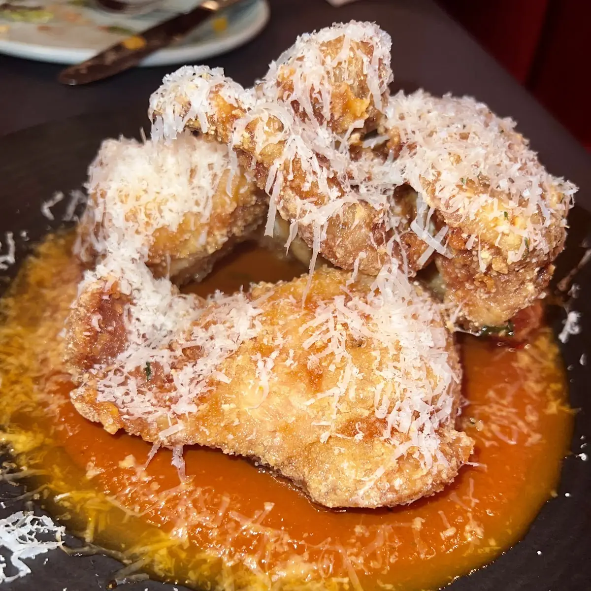 Fried Chicken Parmesan