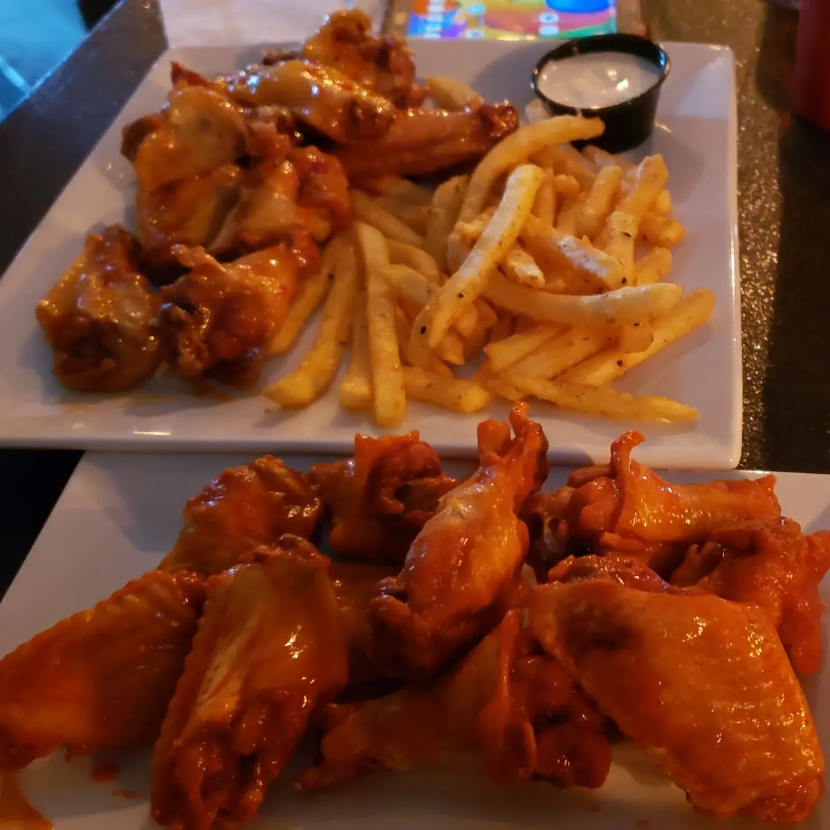 Chicken Wings and Fries