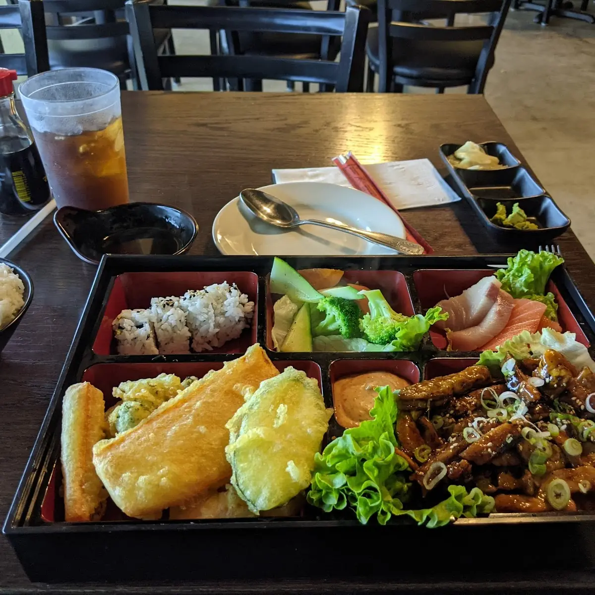 California Roll and Tempura