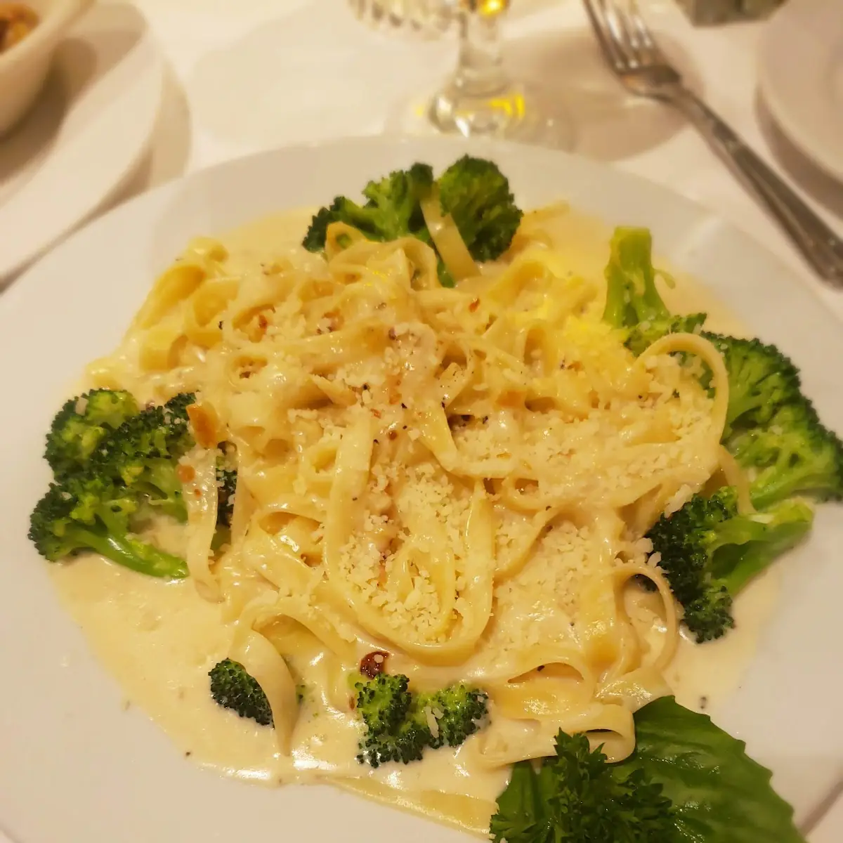 Fettuccine Alfredo with Chicken
