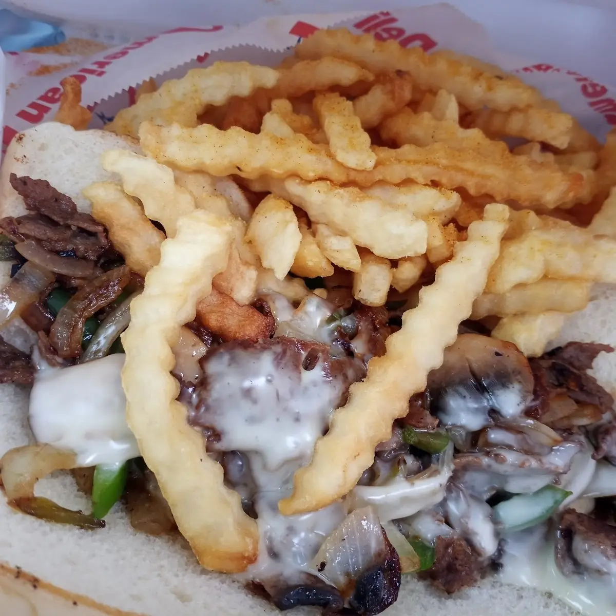 Philly Cheese Steak with Fries