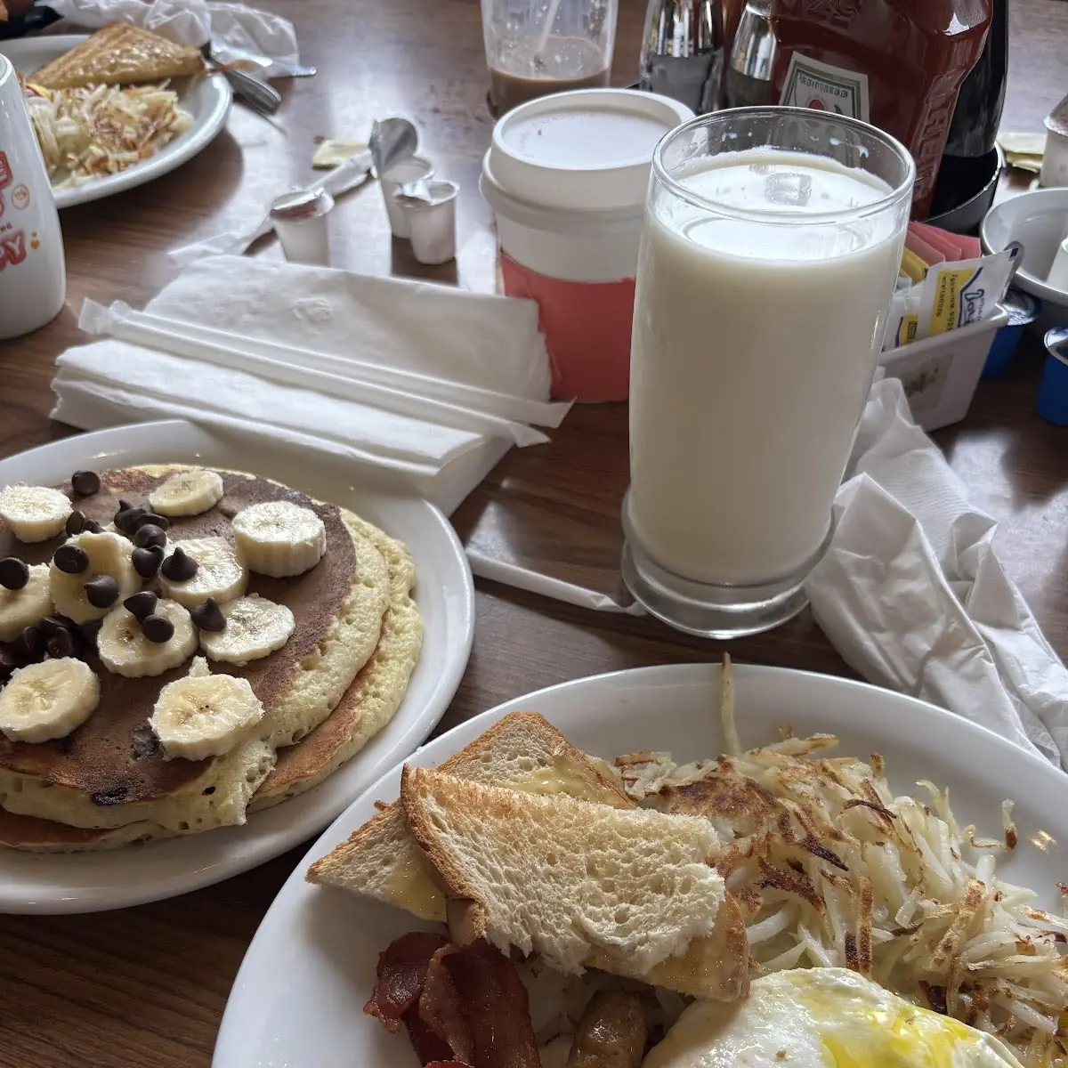 Hearty 9-Grain Pancake Slam
