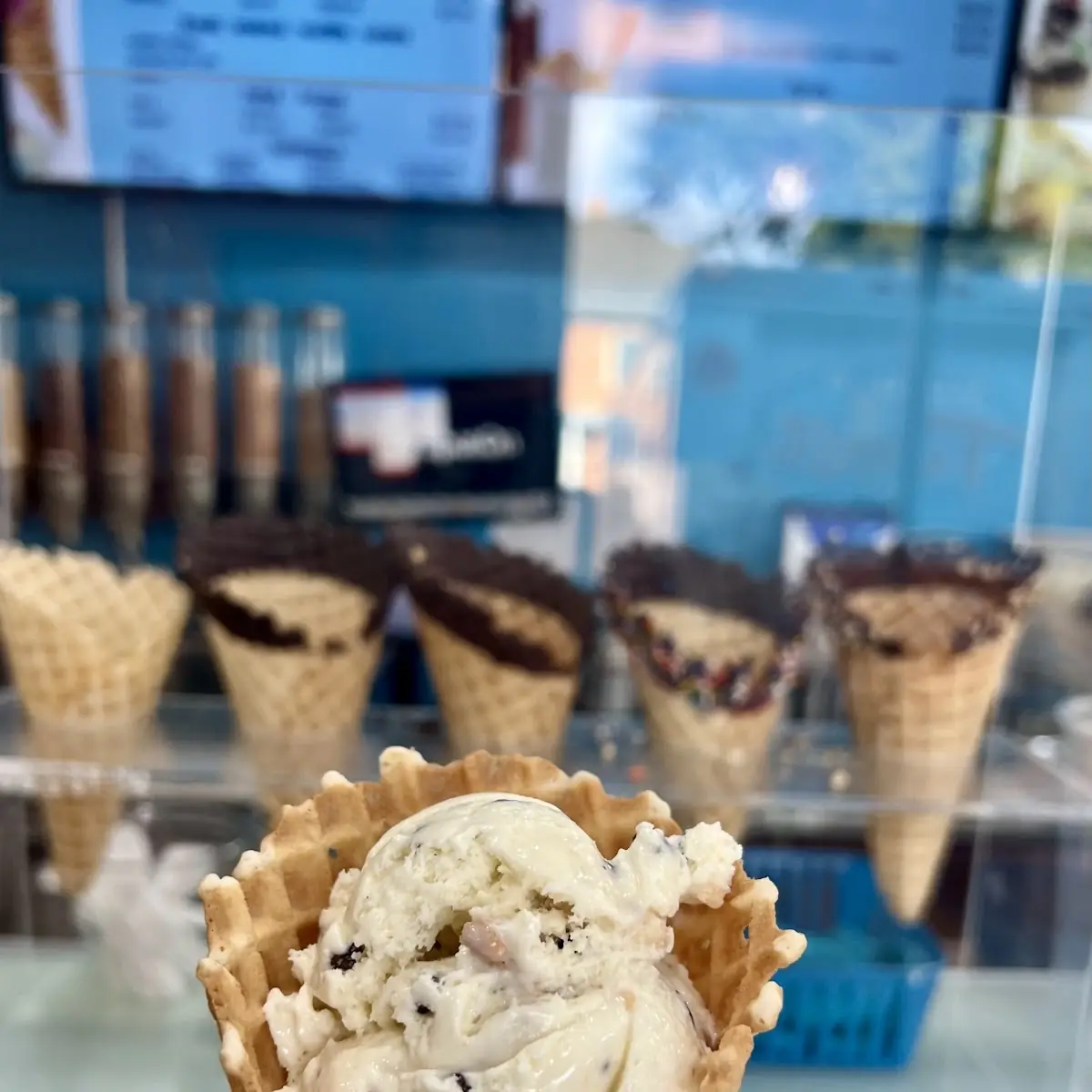Cannoli Ice Cream Cone