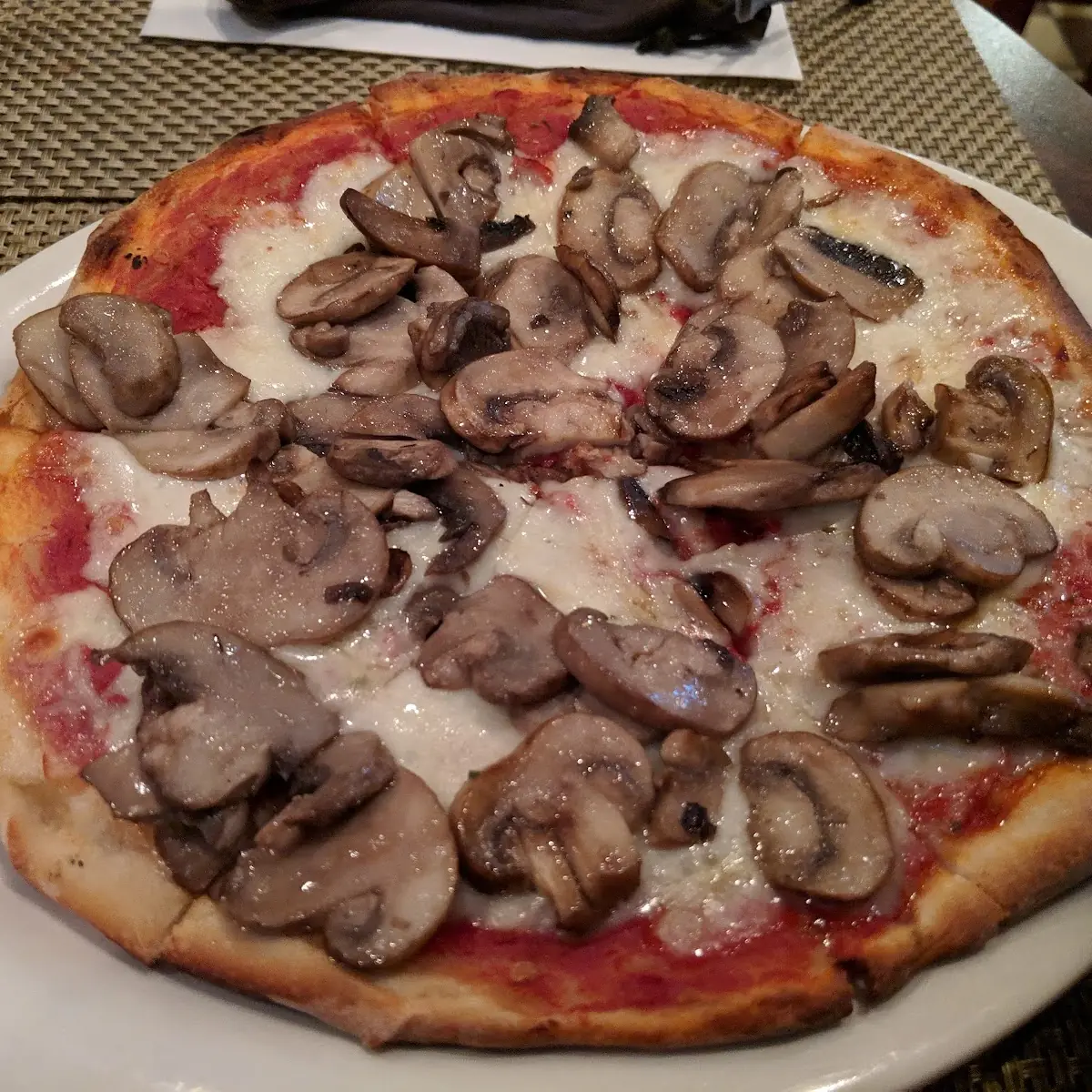 Mushroom Pizza