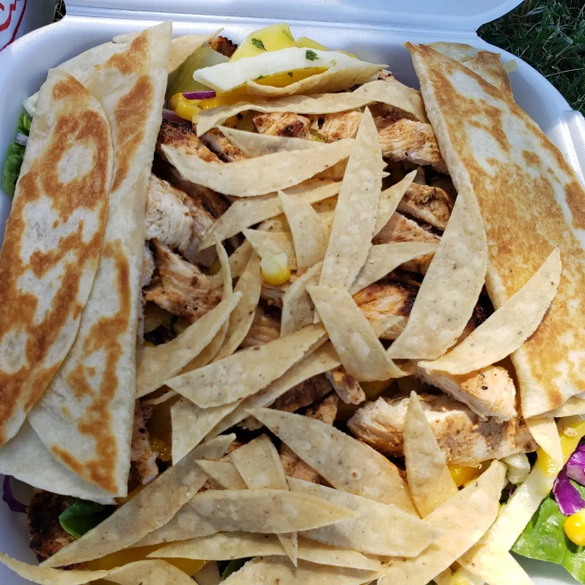Mango Chicken Salad Plate