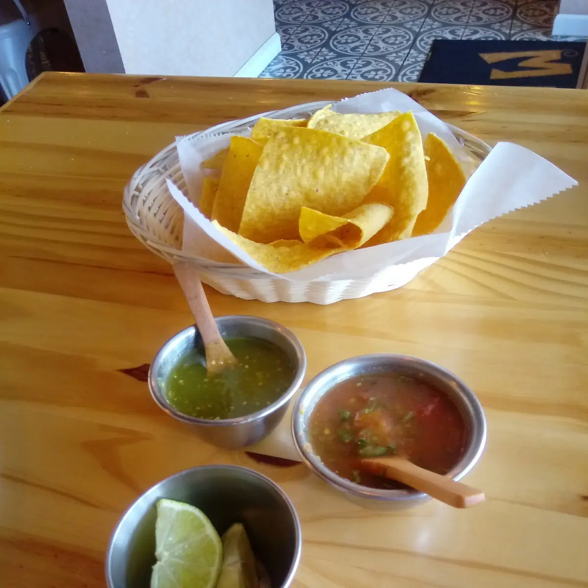 Chips and Salsa Verde