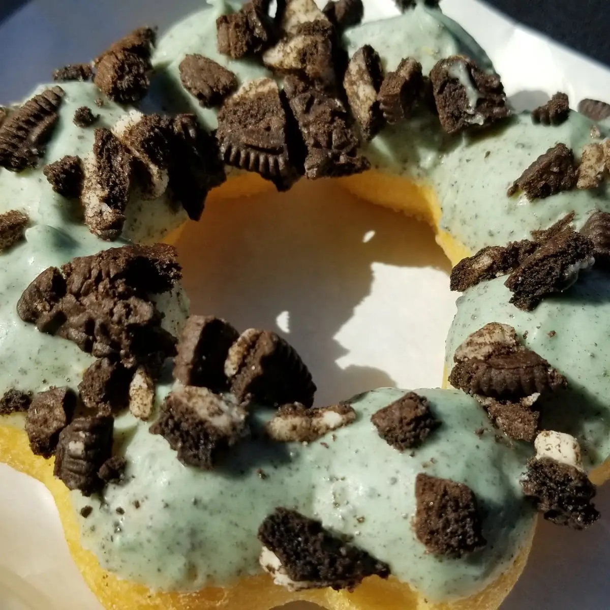 Mint Oreo Chocolate Mochi Donut