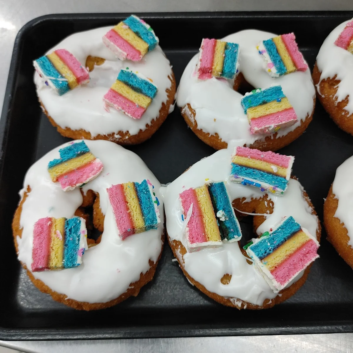 Birthday Cake Donuts