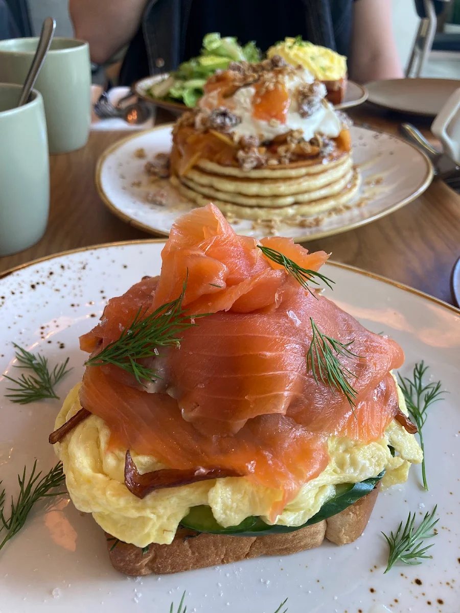 Scrambled Egg on Brioche