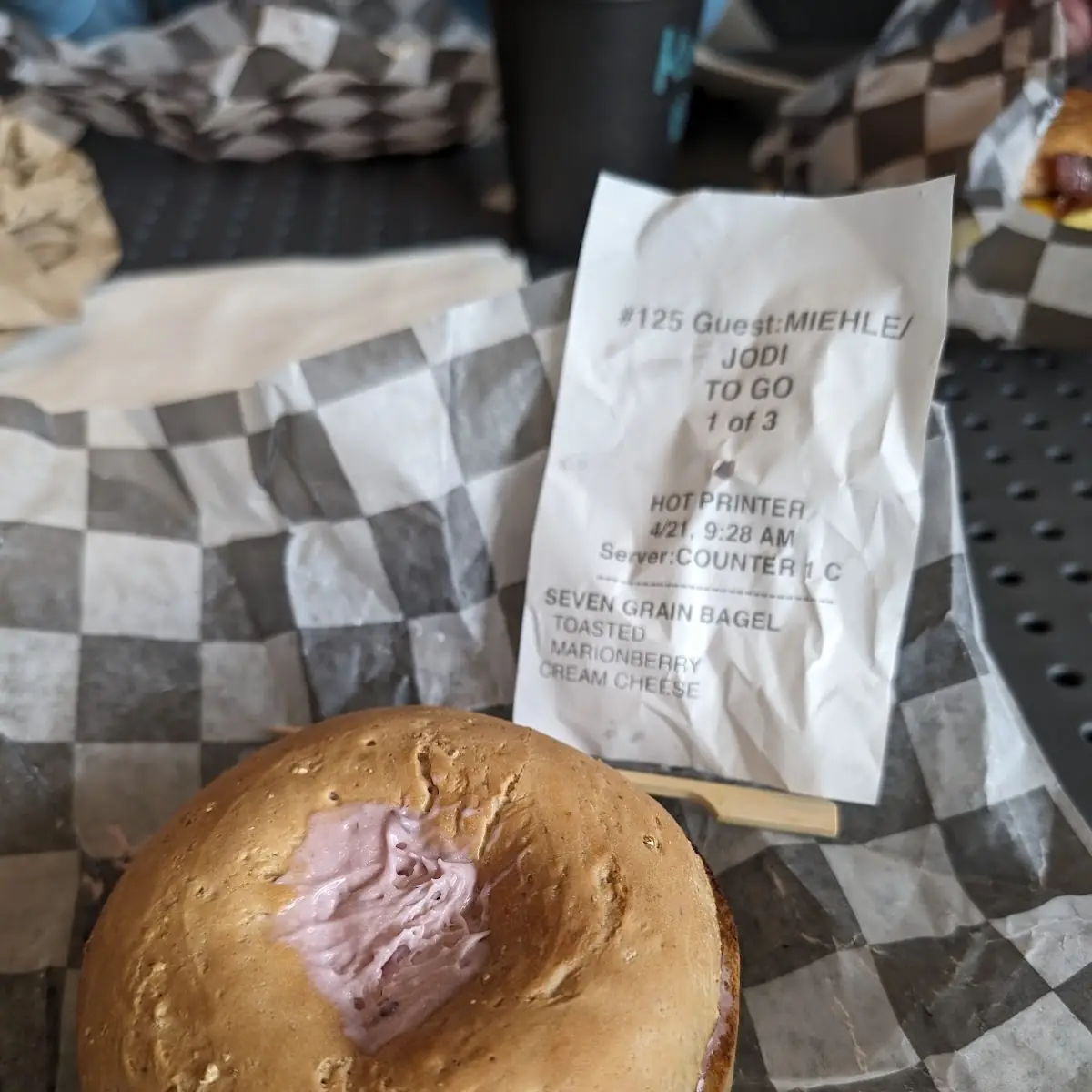 Bagel with Cream Cheese
