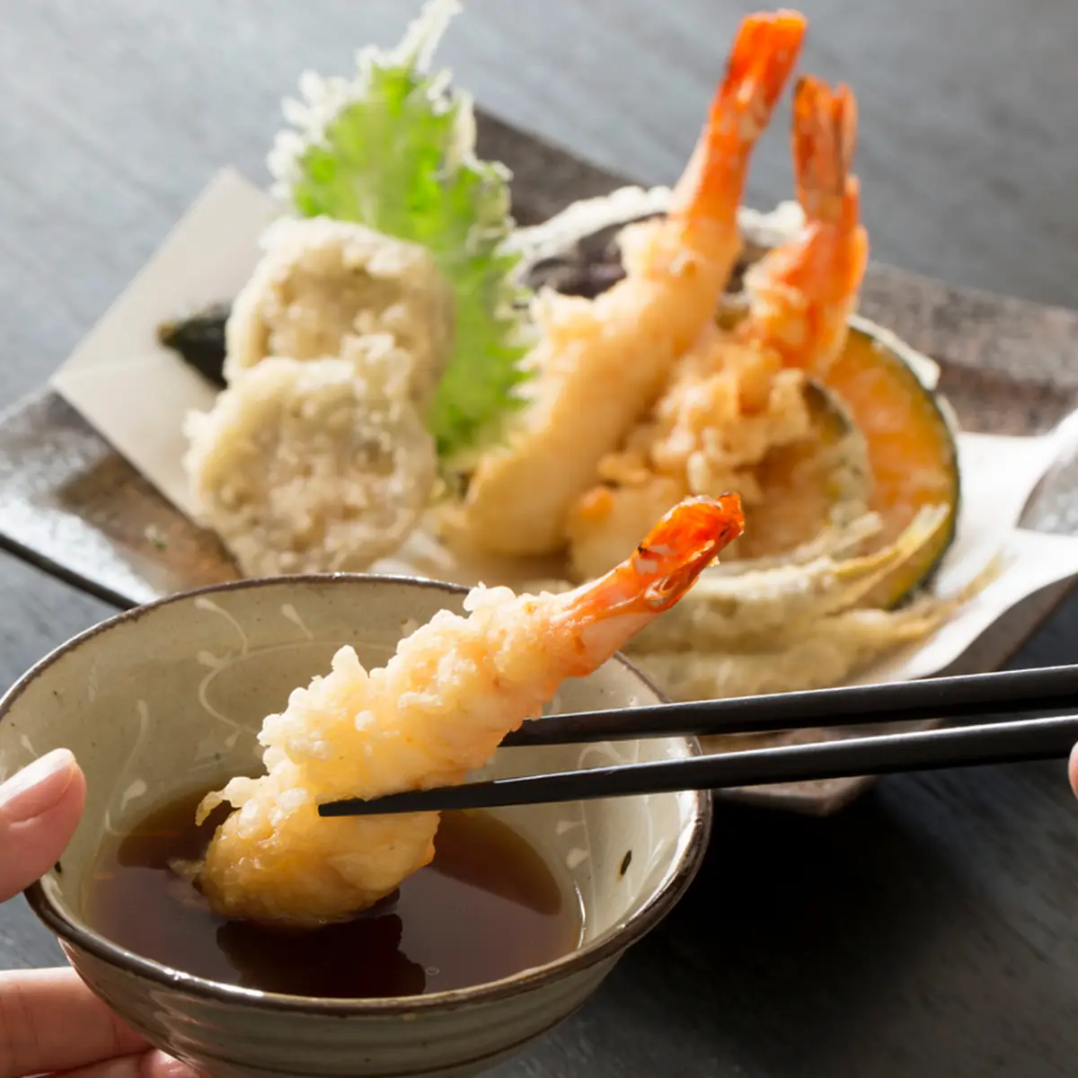 Shrimp and Vegetable Tempura Appetizer