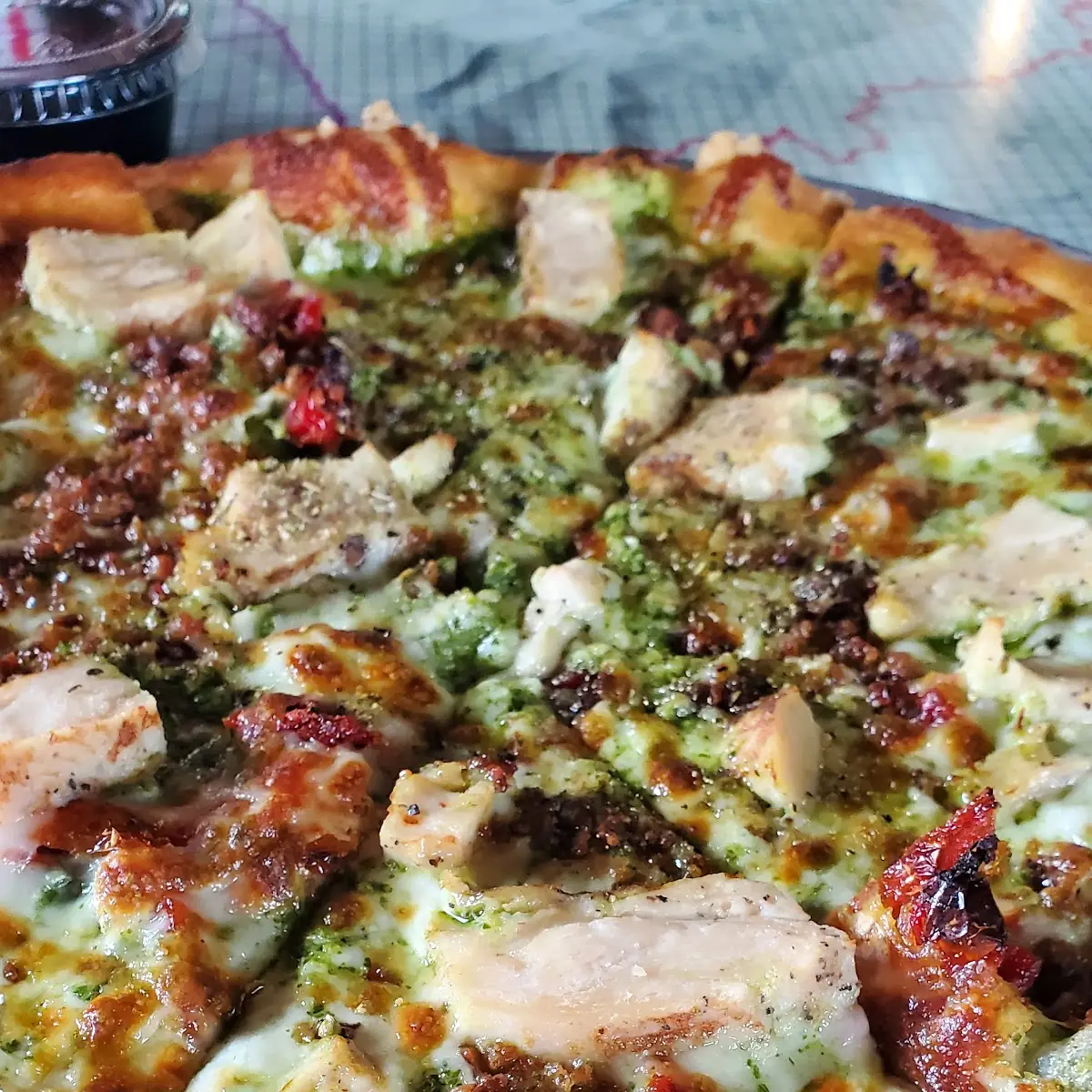 Chicken Pesto Pizza