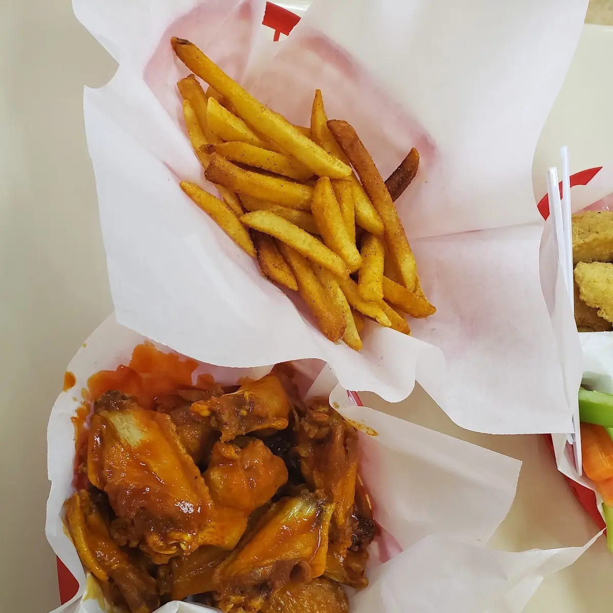 Original Wings and Fries