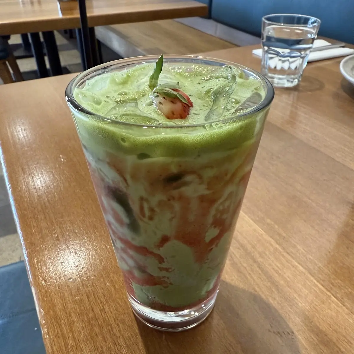 Iced Strawberry Matcha