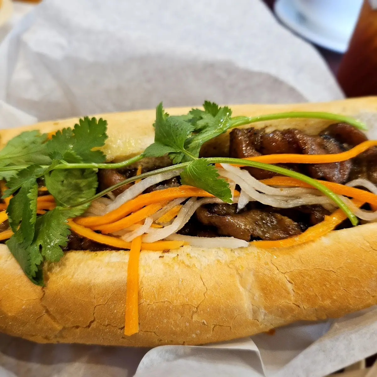 Banh MI and Fried Spring Rolls