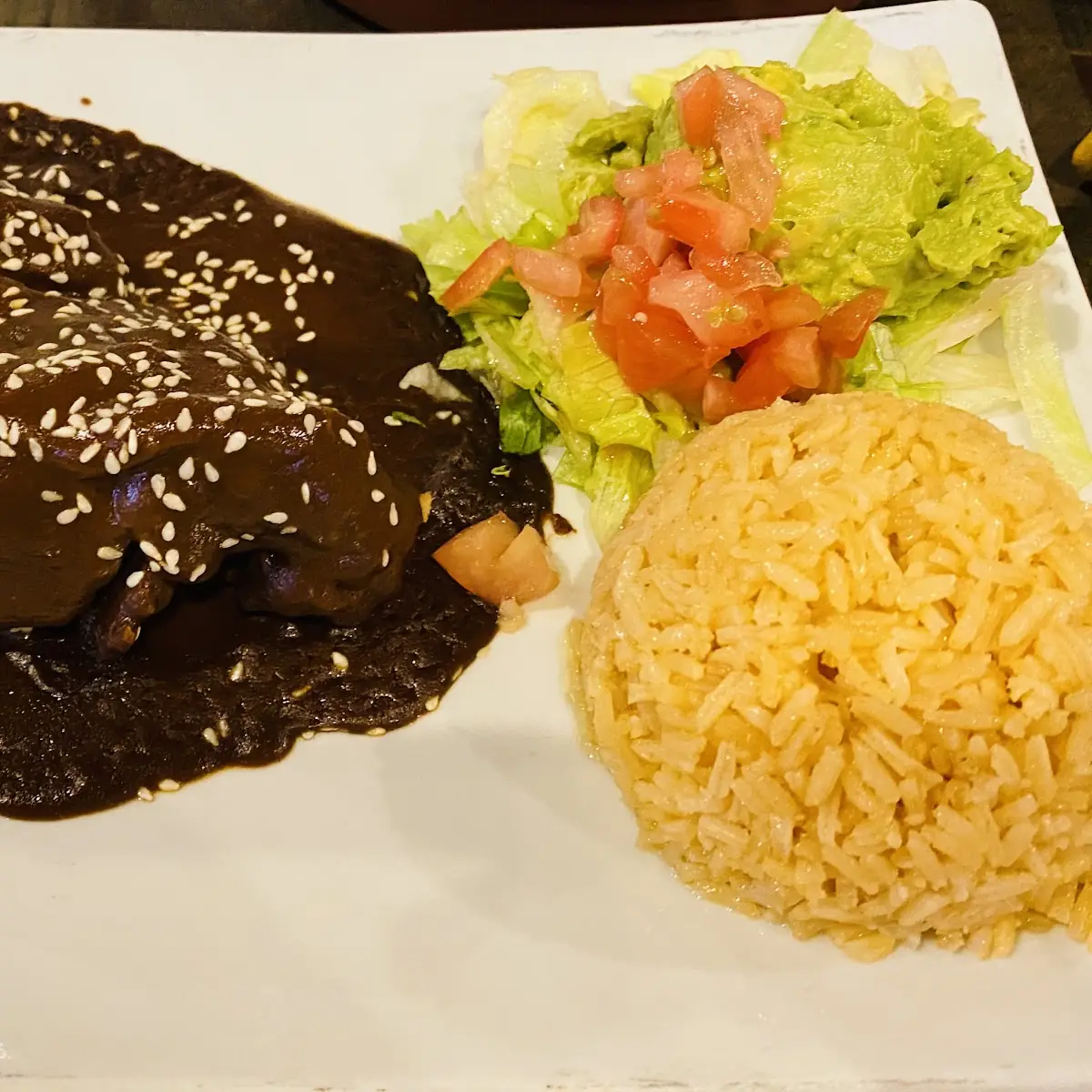 Pollo En Mole Chicken Mole