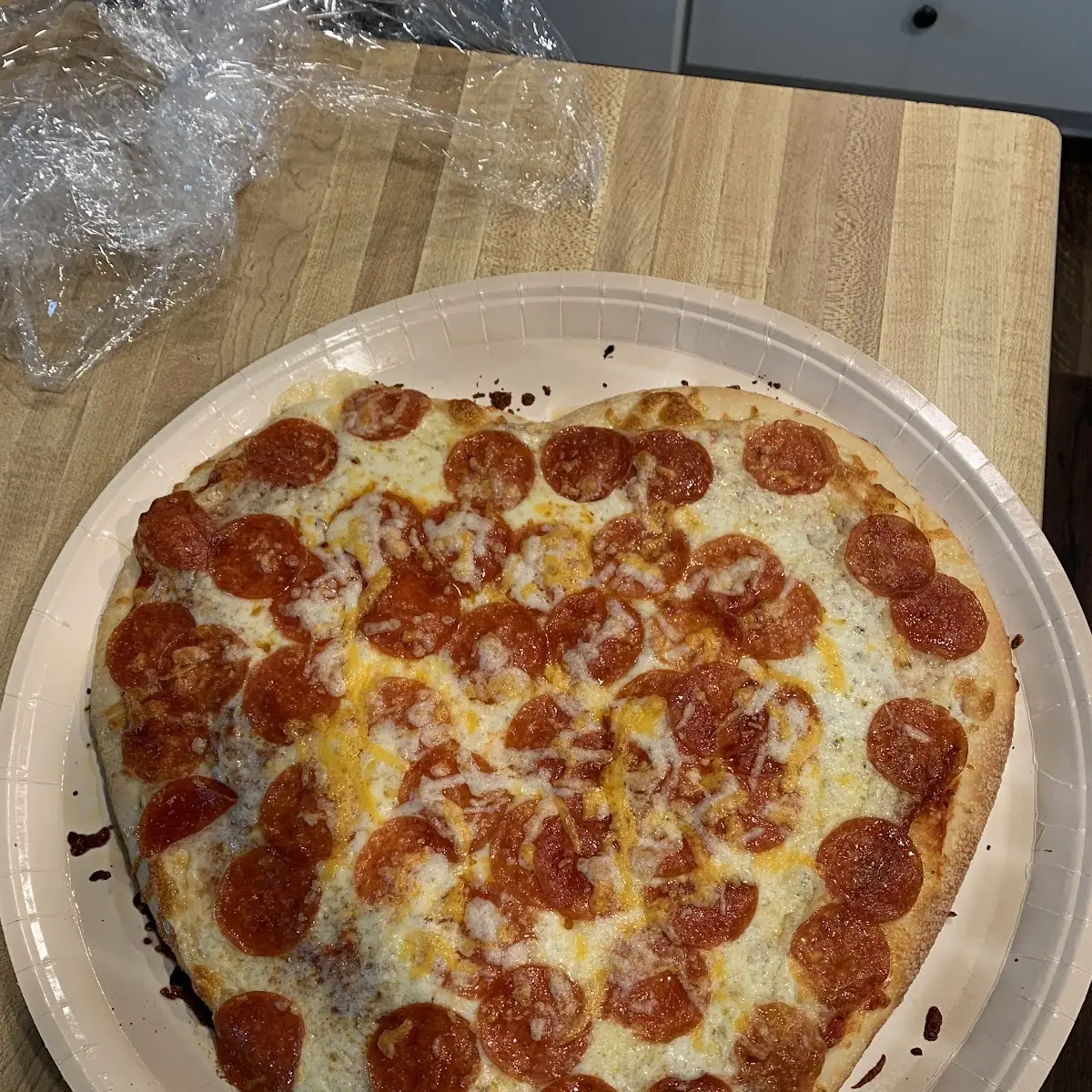 Valentines Heart Shaped Pizza