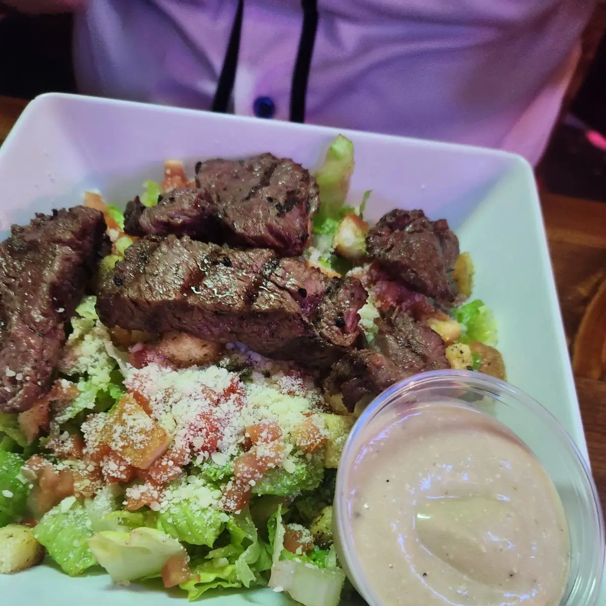 Caesar Salad with Steak