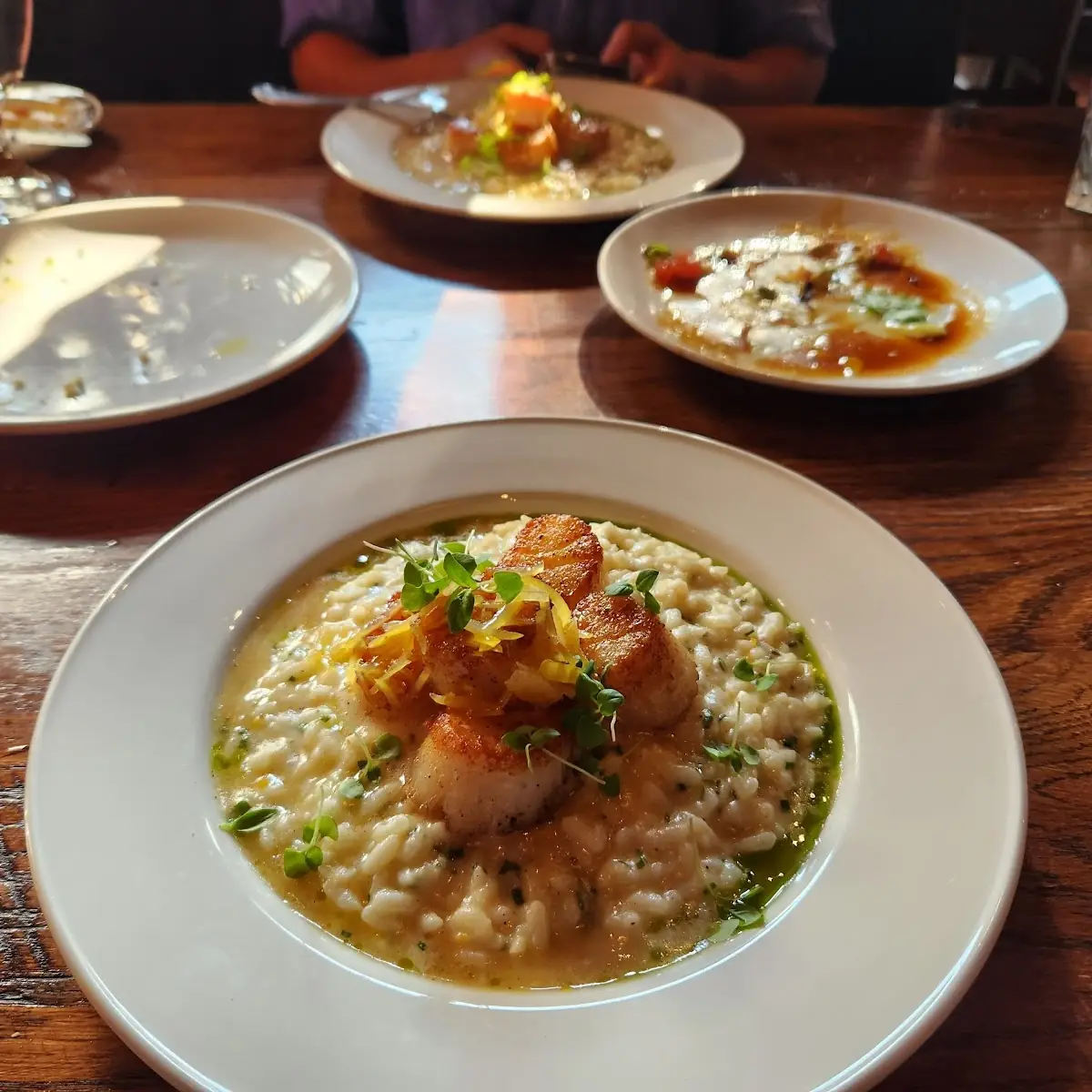 Seared Scallops with Lemon