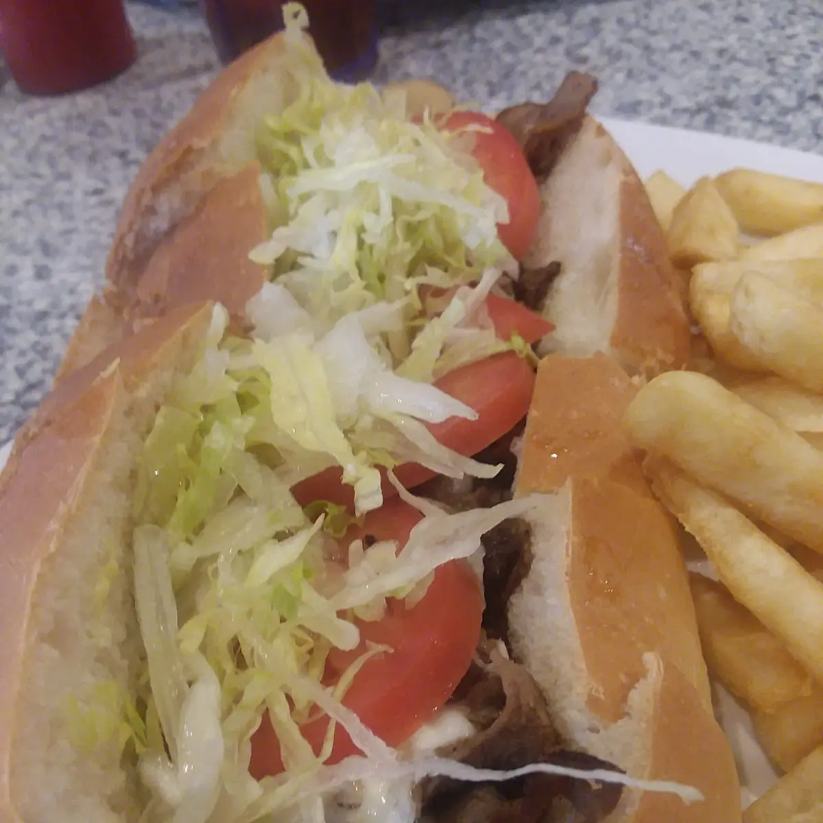Pino's Sicilian Chicken Sub with Chips