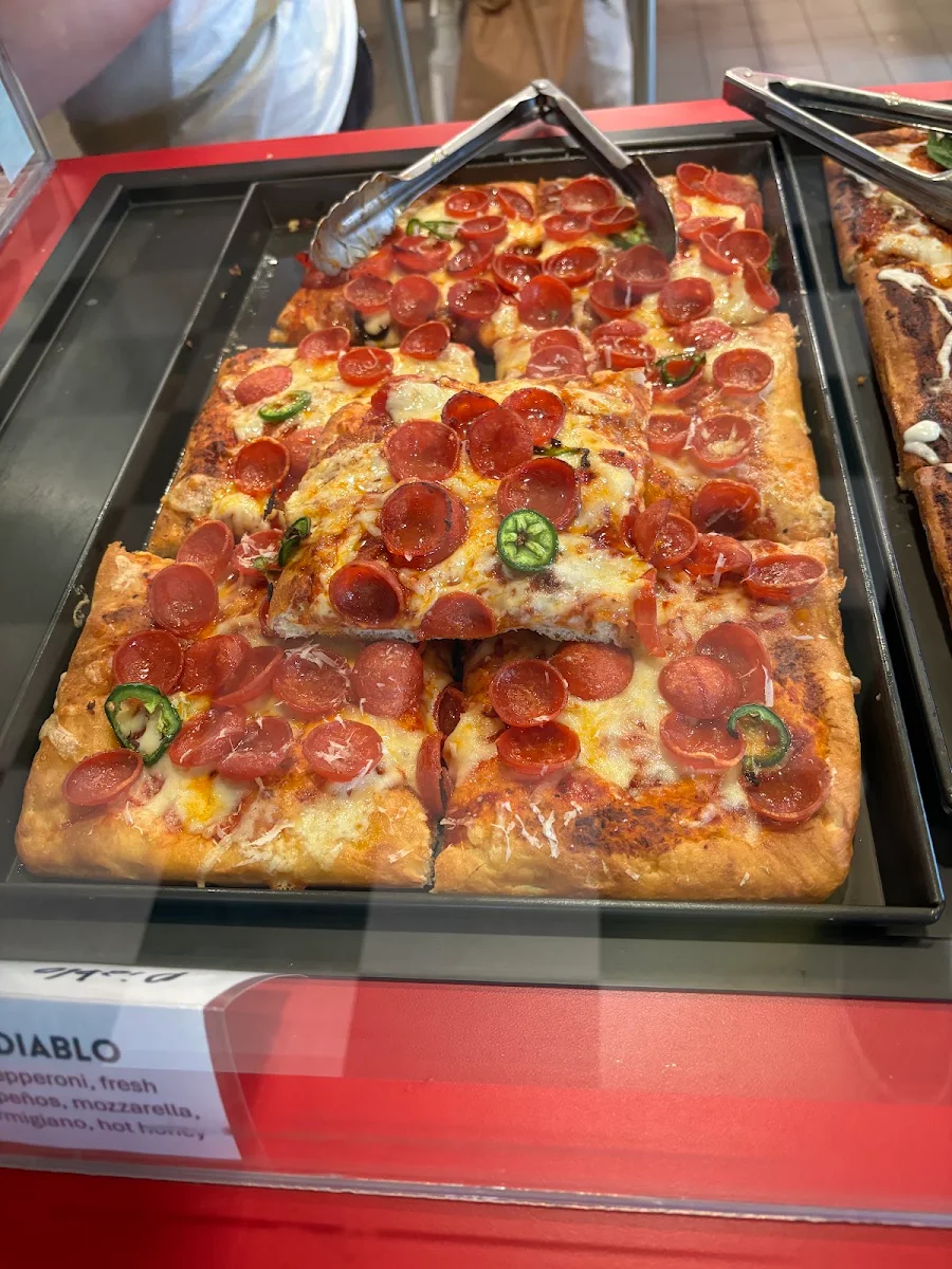 Diablo Pepperoni Pizza Slice