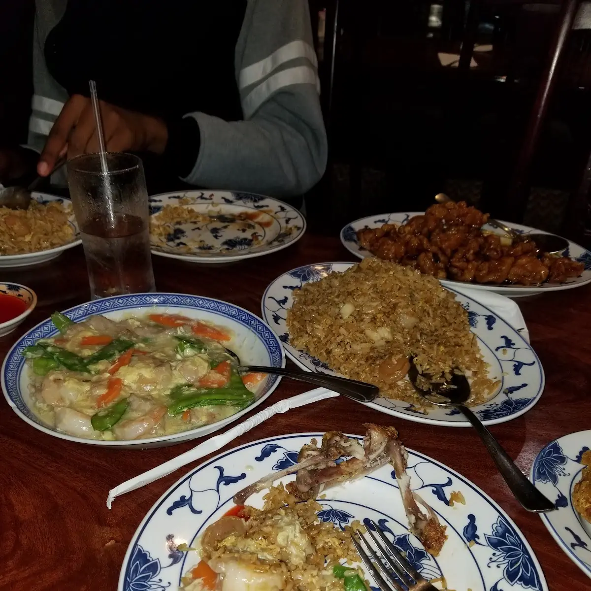 Shrimp with Lobster Sauce and Shrimp Fried Rice