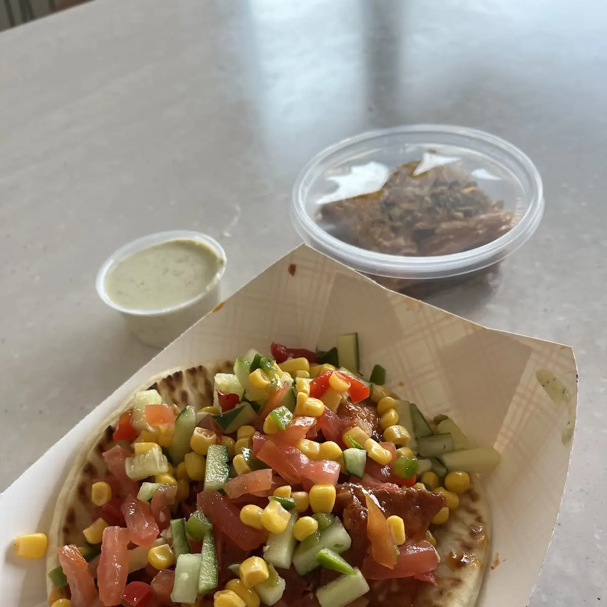 Honey Sriracha Chicken Flatbread