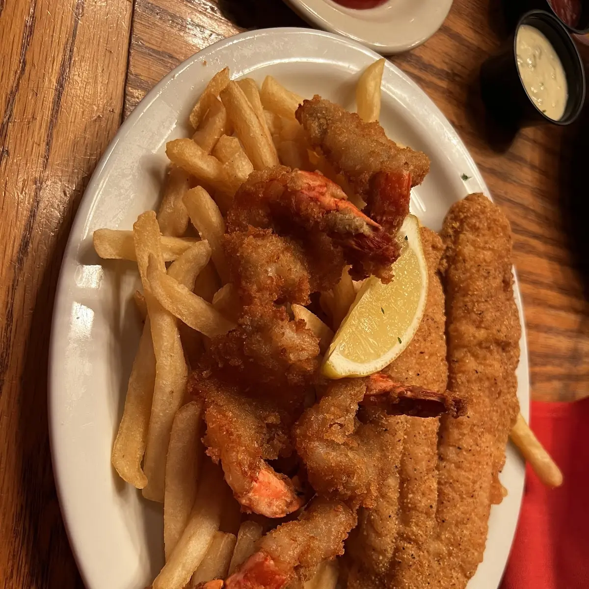 Fried Catfish and Shrimp